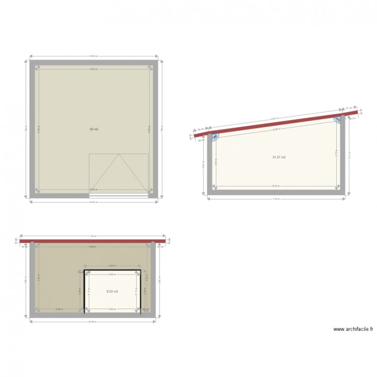 garage . Plan de 0 pièce et 0 m2