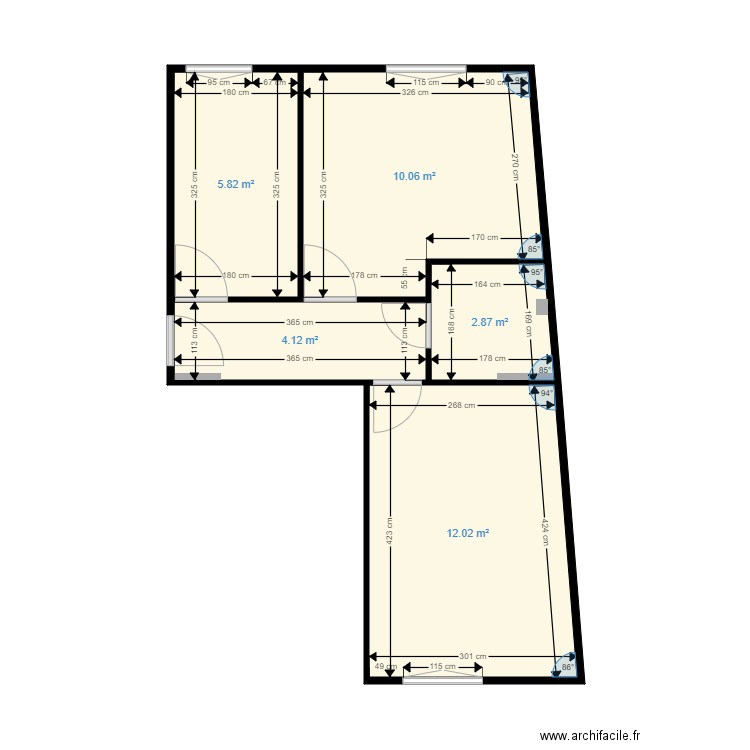 1er etage gauche. Plan de 0 pièce et 0 m2