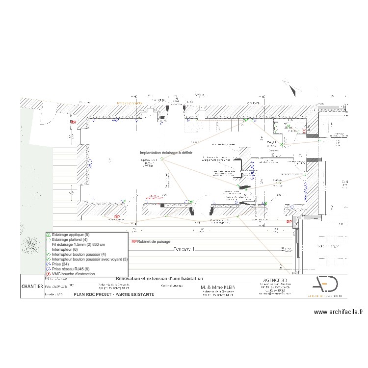 Plan Klein E RDC01 011123. Plan de 0 pièce et 0 m2