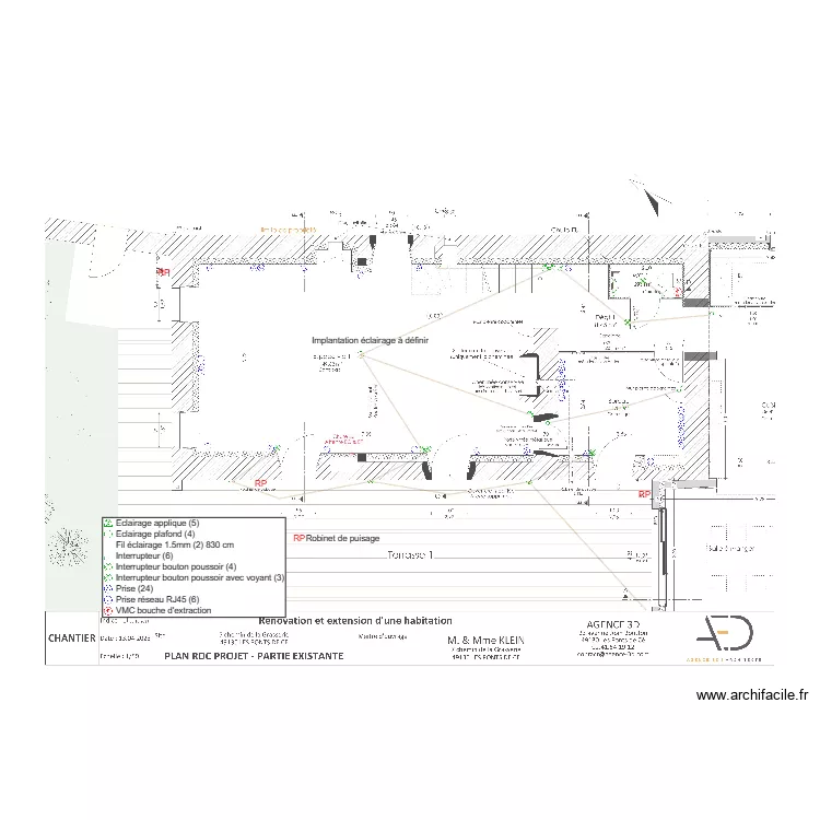 Plan Klein E RDC01 011123. Plan de 