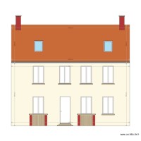plan de fa&ccedil;ade sud apr&egrave;s 2