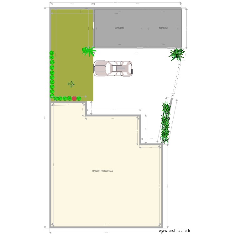 MAISON RINNER SOLAIRE. Plan de 3 pièces et 248 m2