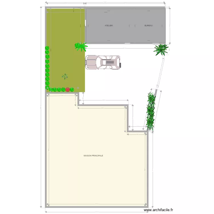 MAISON RINNER SOLAIRE. Plan de 