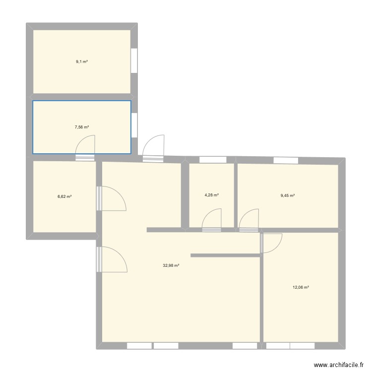 Maison. Plan de 0 pièce et 0 m2