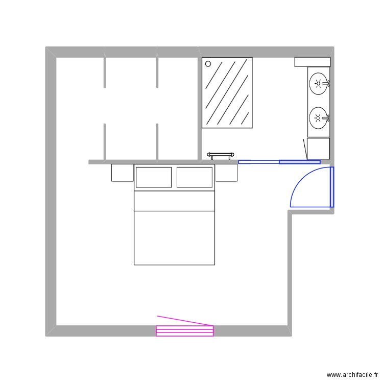 chambre celine. Plan de 0 pièce et 0 m2