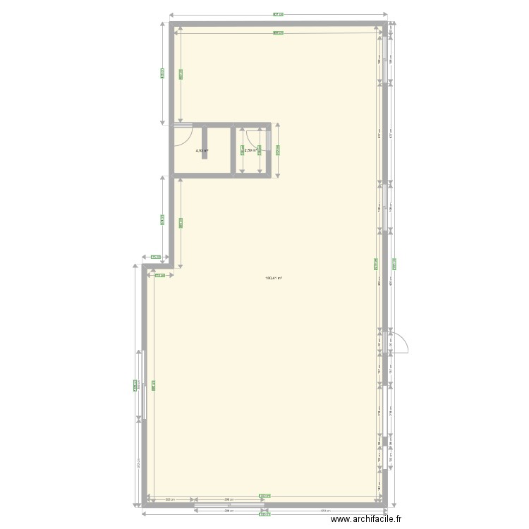 2d projet Kina Bietry, notre dame d'Afrique Plan 3 pièces 188 m2
