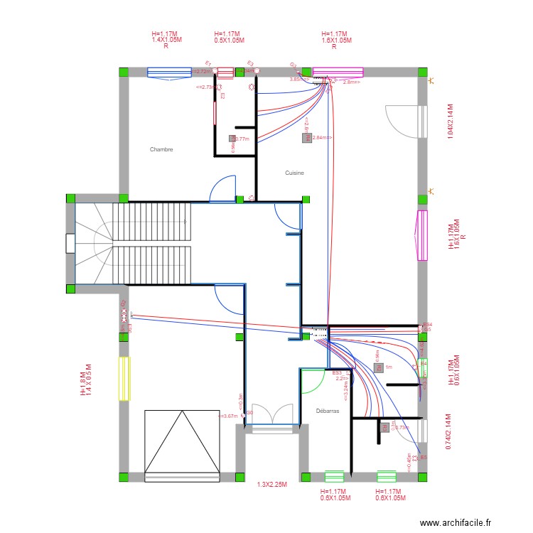 plan principal eau. Plan de 0 pièce et 0 m2