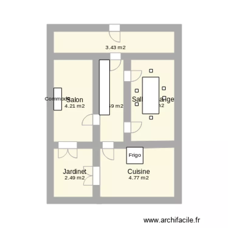 Huit. Plan de 