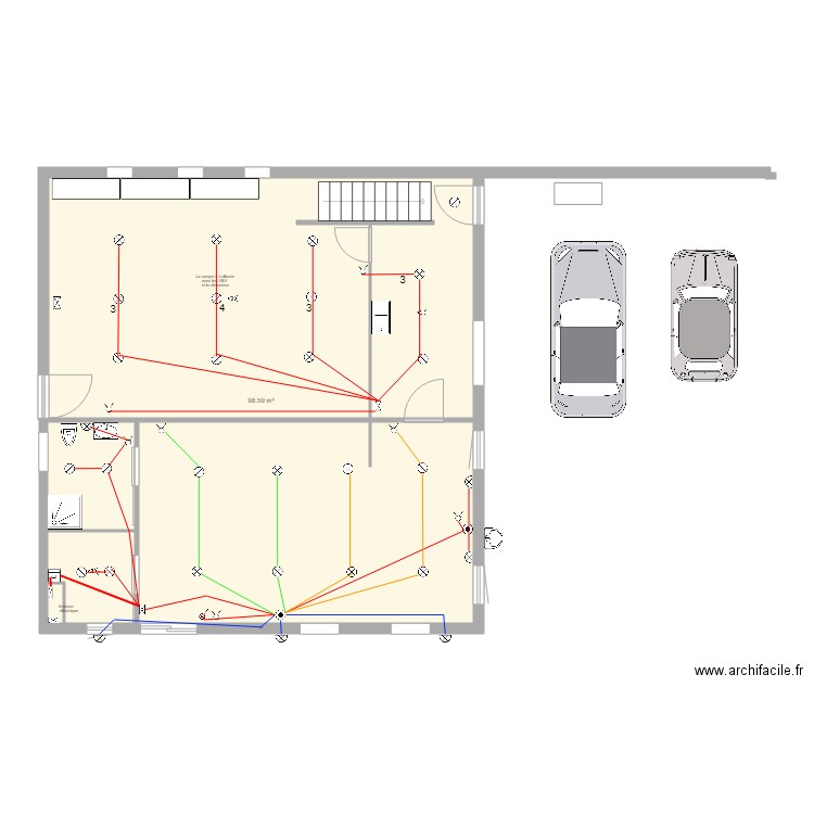 Eclairage M. Plan de 0 pièce et 0 m2