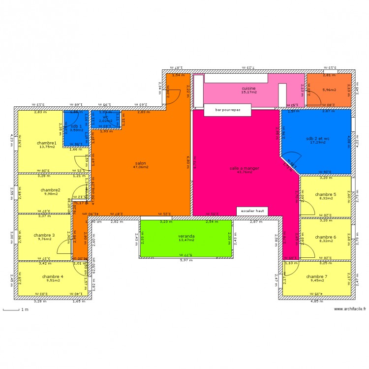 plan 3 maison conteneur. Plan de 0 pièce et 0 m2