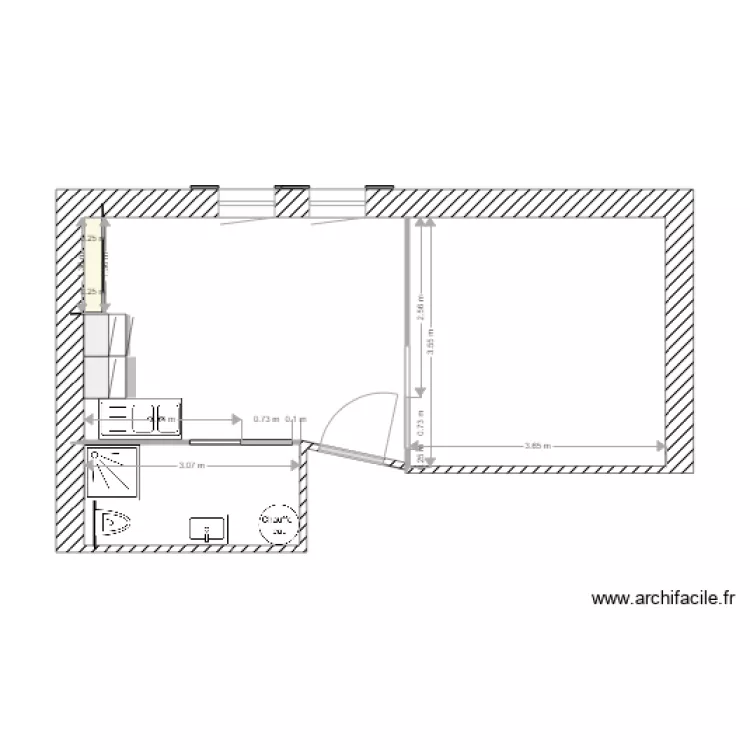 Goude cloisons. Plan de Goude cloisons. Plan de