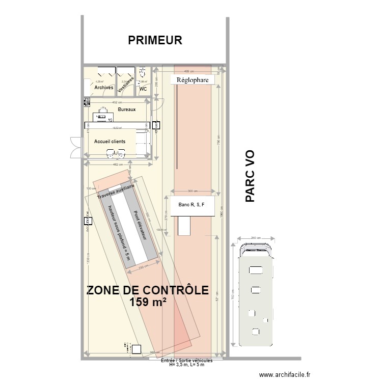 CCT VL Station service ENGEN. Plan de 0 pièce et 0 m2