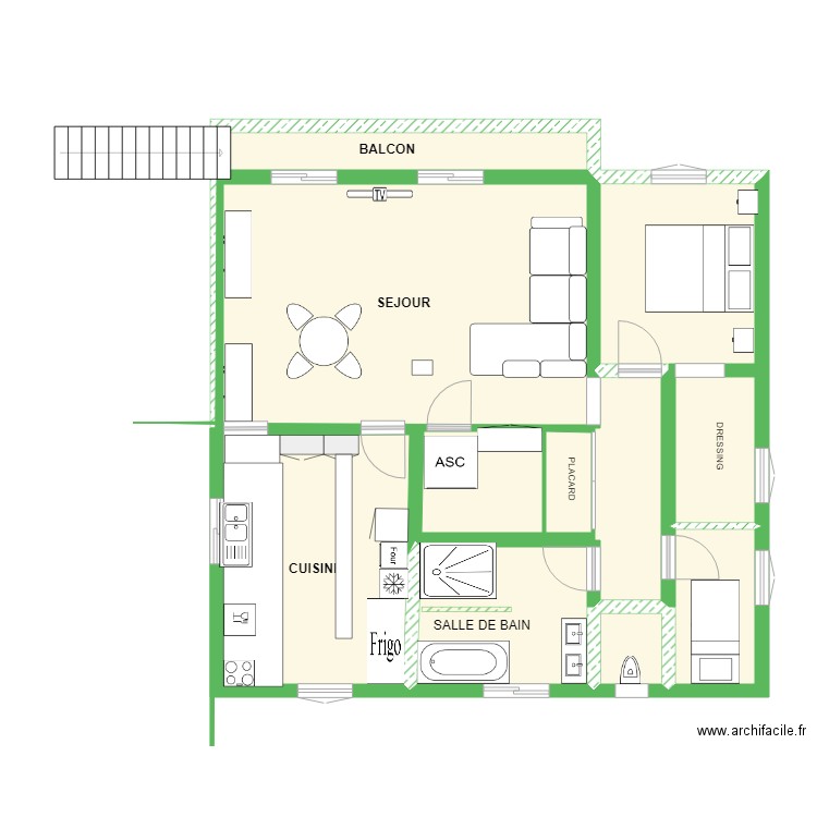 PREMIER ETAGE CHARNY. Plan de 0 pièce et 0 m2