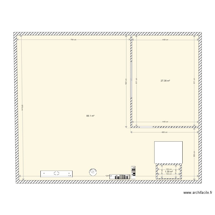 3 eme niveau TERRASSE. Plan de 0 pièce et 0 m2