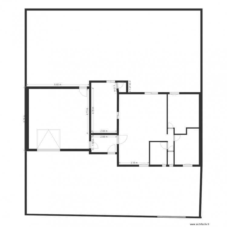 maison. Plan de 0 pièce et 0 m2