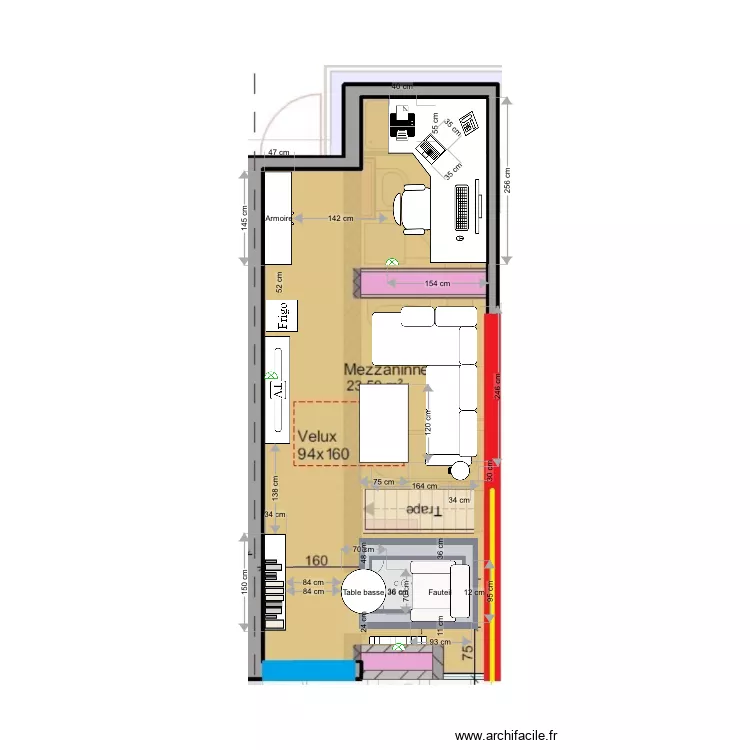 C73 Mezzanine. Plan de C73 Mezzanine. Plan de