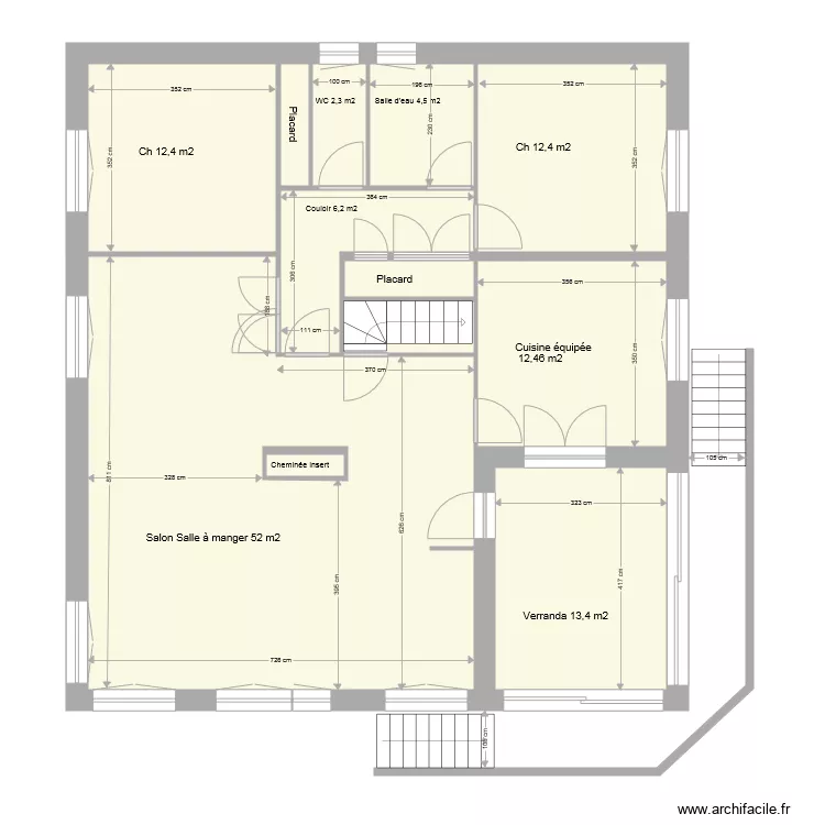 Maison RP. Plan de 