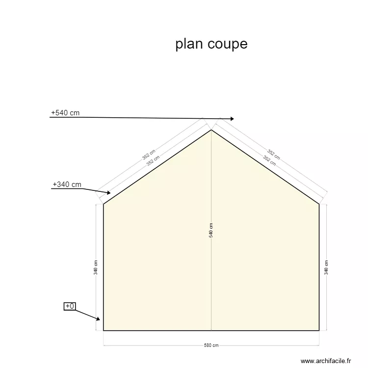 plan coupe POLHAY. Plan de 