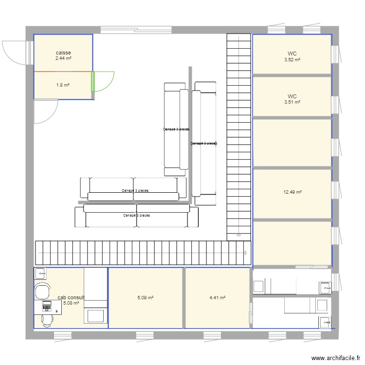 service de medecine d urgence. Plan de 0 pièce et 0 m2