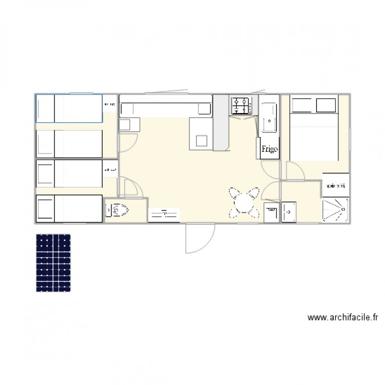 mobil home ext. Plan de 0 pièce et 0 m2