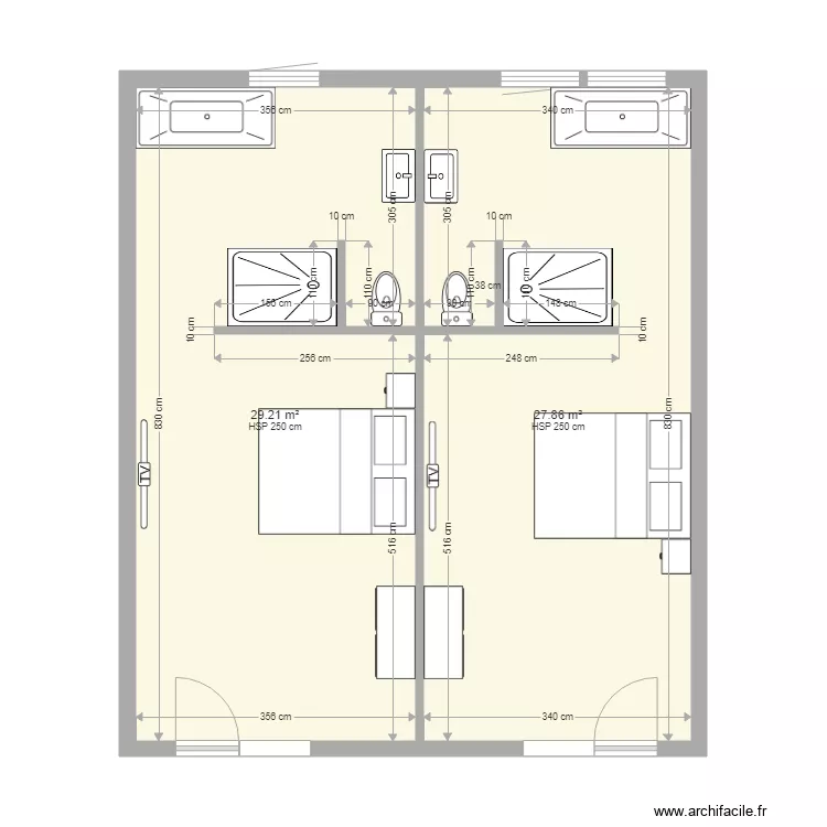 PROJET PERRIER. Plan de 