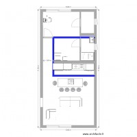 forcal salon apres travaux rdc plan de masse 1