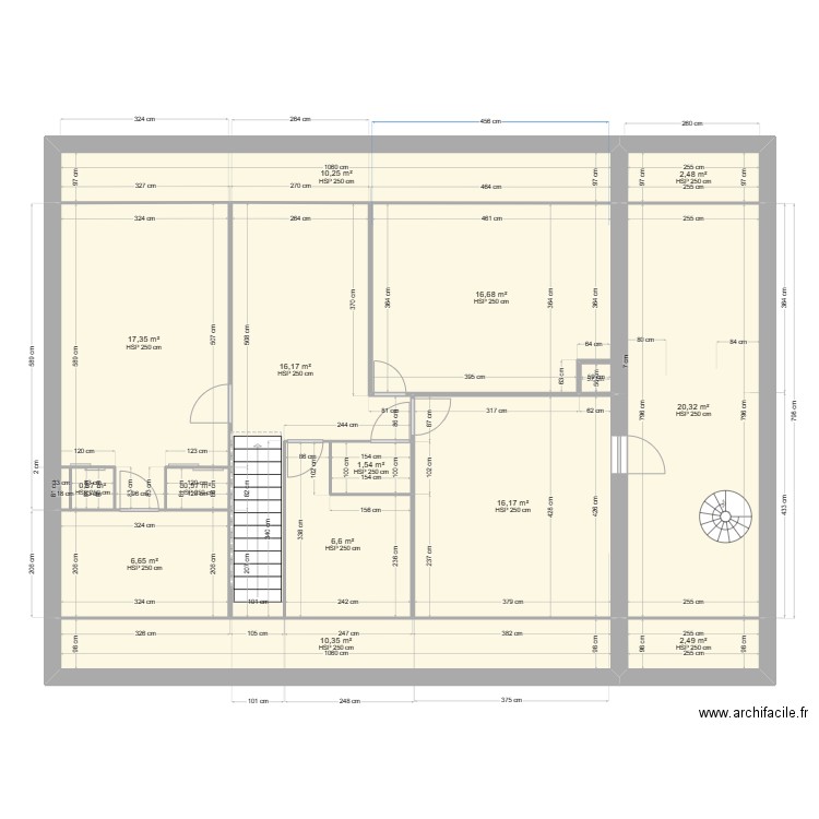 Etage V2023_1. Plan de 0 pièce et 0 m2