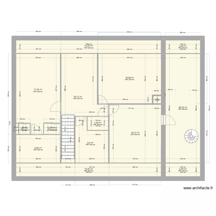 Etage V2023_1. Plan de 