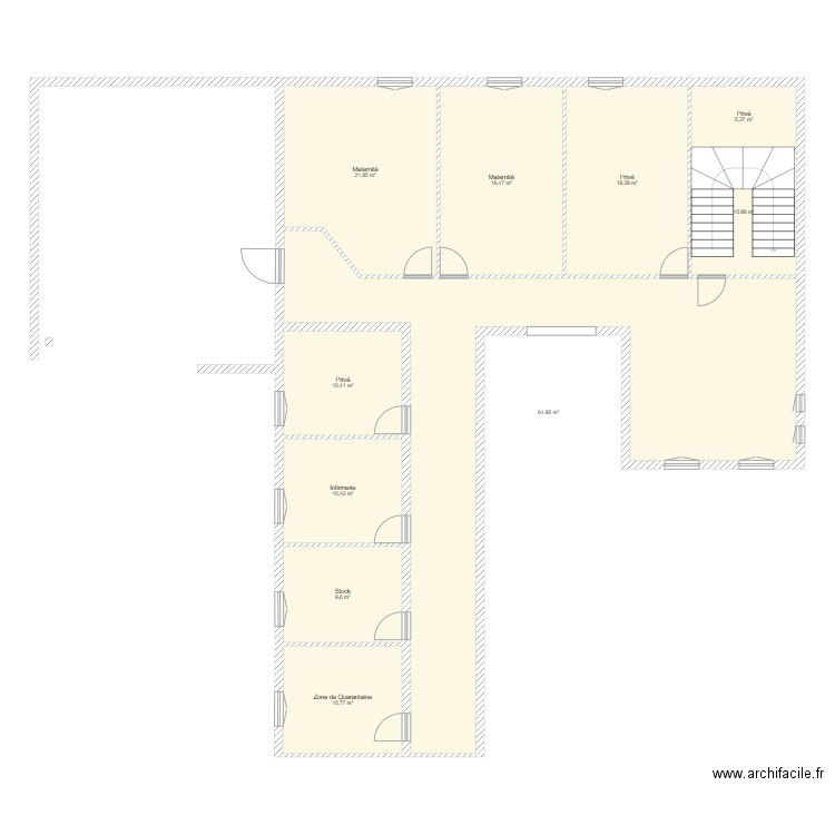 plan étage élevage. Plan de 0 pièce et 0 m2