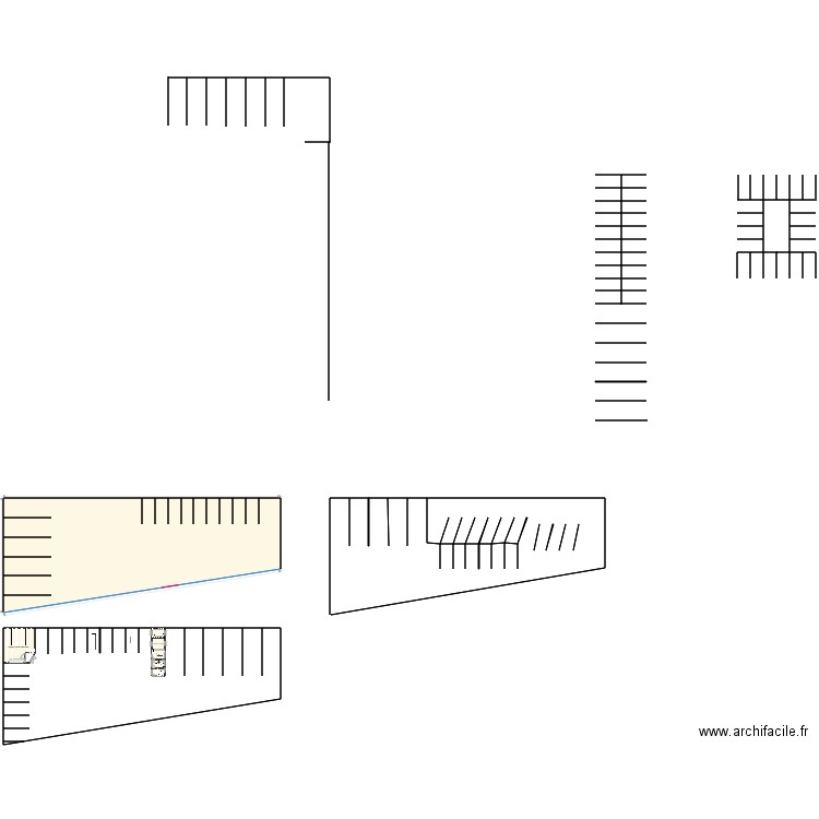 garage police . Plan de 22 pièces et -3402 m2