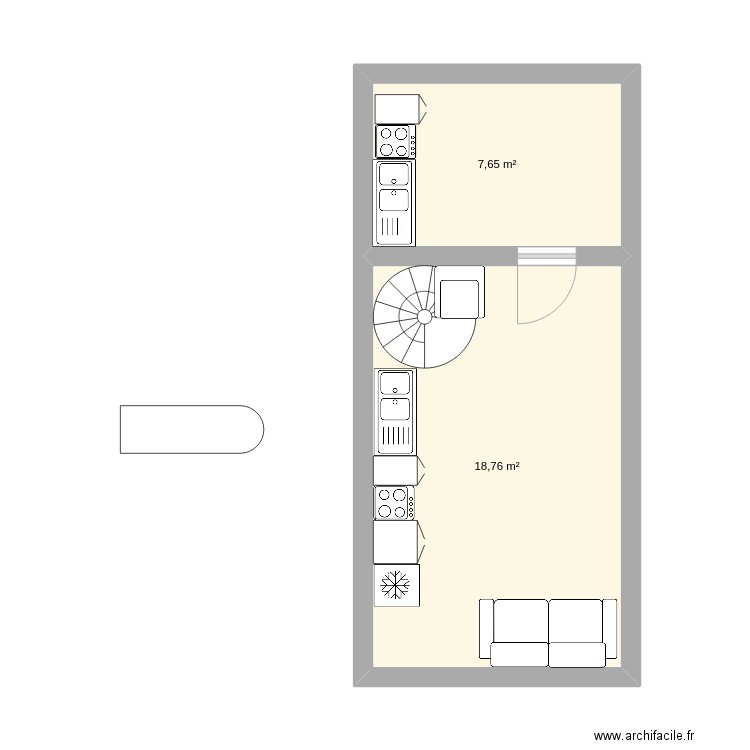 cuisine_xyz. Plan de 0 pièce et 0 m2