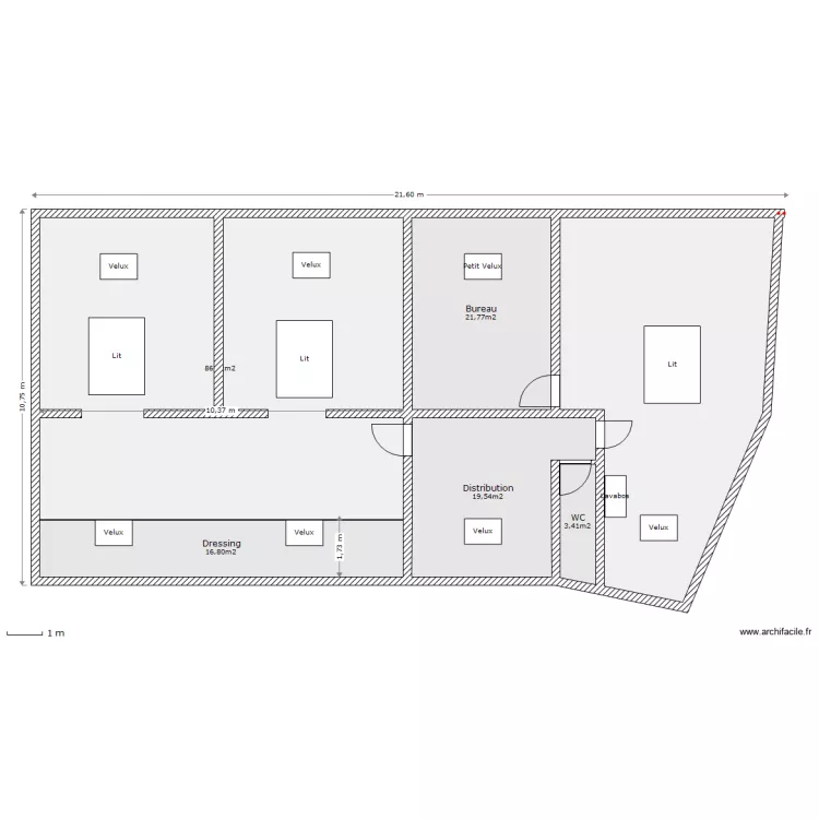 maison. Plan de maison. Plan de