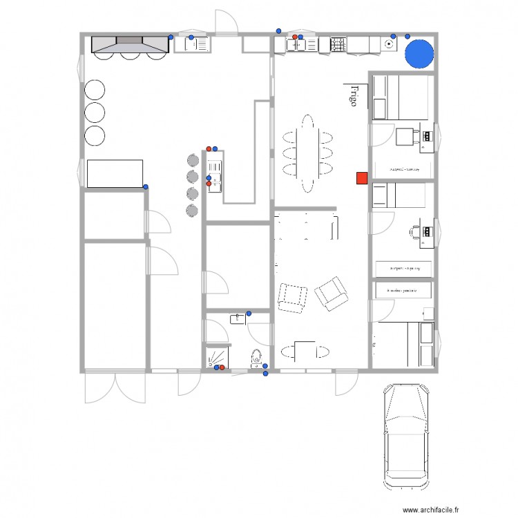 Maison 2 containairs. Plan de 0 pièce et 0 m2