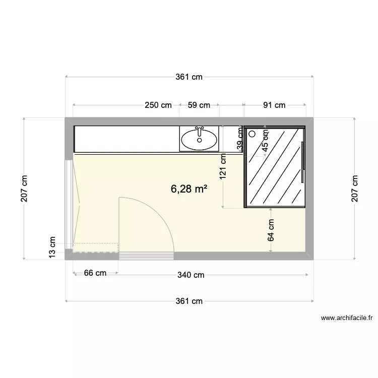 bain. Plan de 