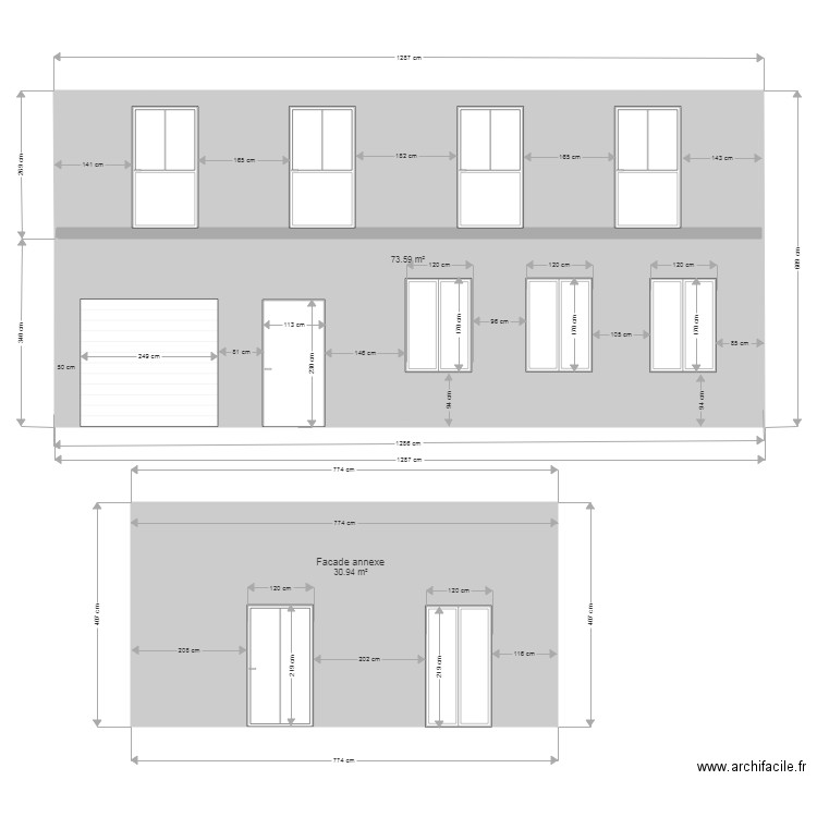 Facades Futures. Plan de 0 pièce et 0 m2