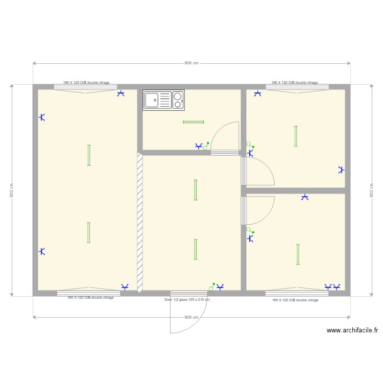 SET. Plan de 0 pièce et 0 m2