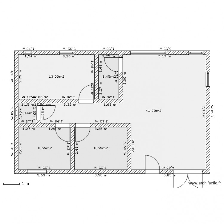 maison f3 2. Plan de 0 pièce et 0 m2