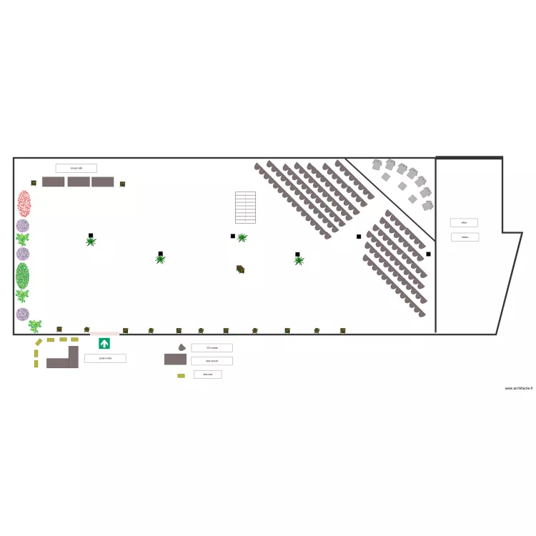 &eacute;table. Plan de 