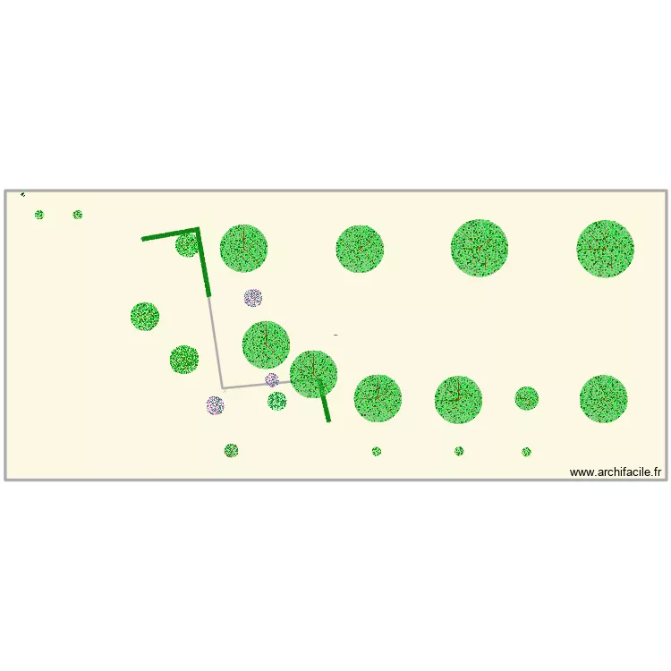 Jardin Marcilly. Plan de 1 Pièce et 8164 m² Jardin Marcilly. Plan de 1 Pièce et 8164 m²