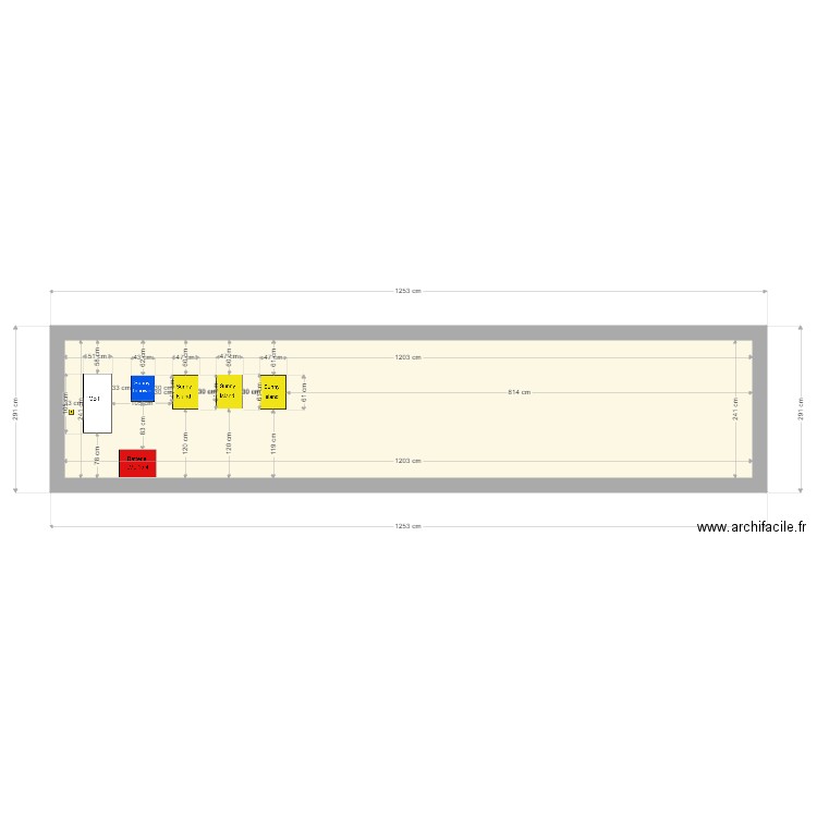 container tergys. Plan de 0 pièce et 0 m2