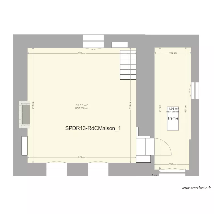 SPDR13-Etage-Maison_1. Plan de 