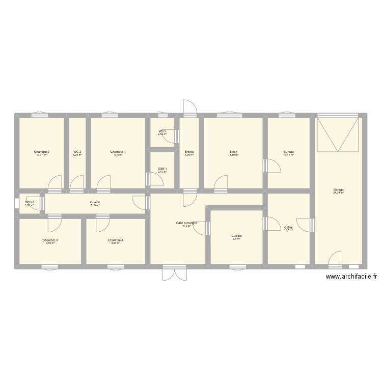 Exemple pour Memoire. Plan de 0 pièce et 0 m2