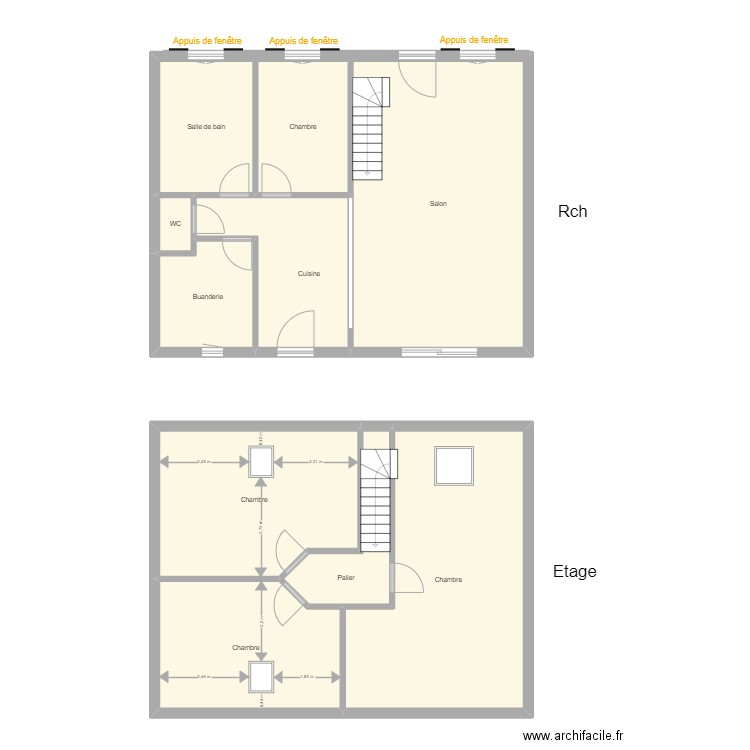 Croquis PERRIN. Plan de 0 pièce et 0 m2