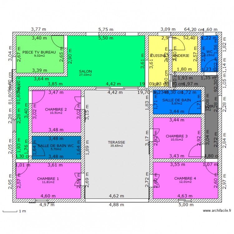 MAISON CONSTRUCTION TRADITIONNELLE. Plan de 0 pièce et 0 m2