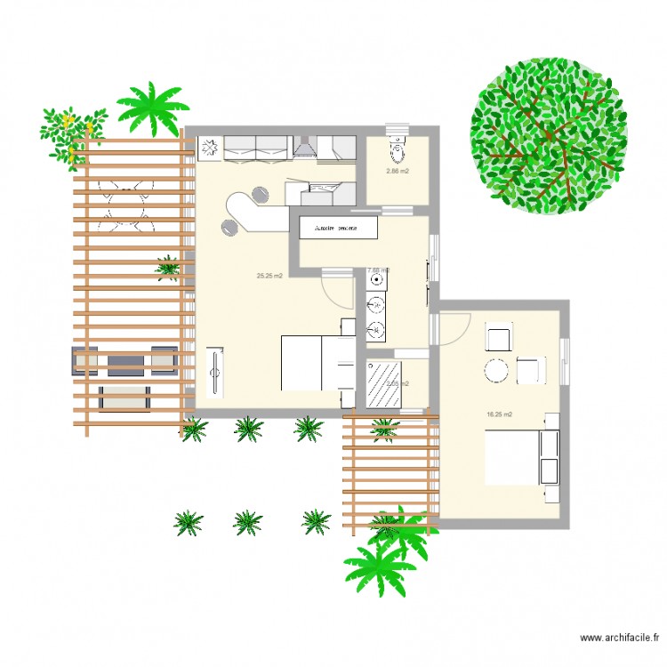 Studio Ianja V3. Plan de 0 pièce et 0 m2