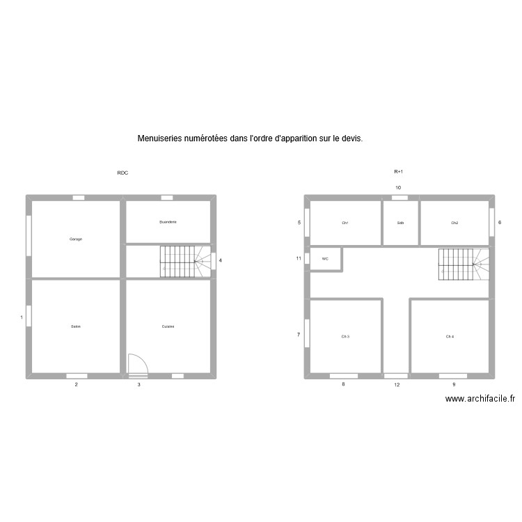 TABUSSE. Plan de 0 pièce et 0 m2