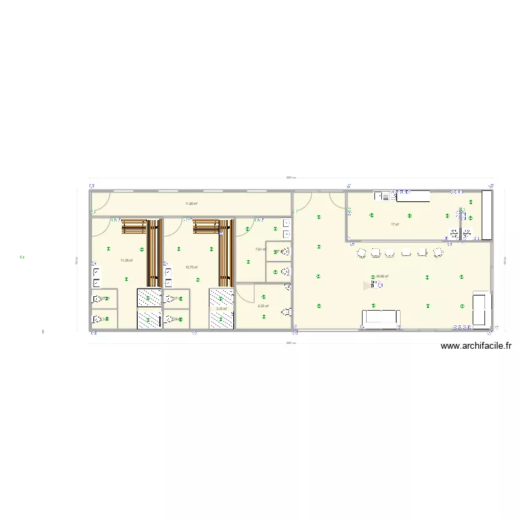 tennis florac 2. Plan de 