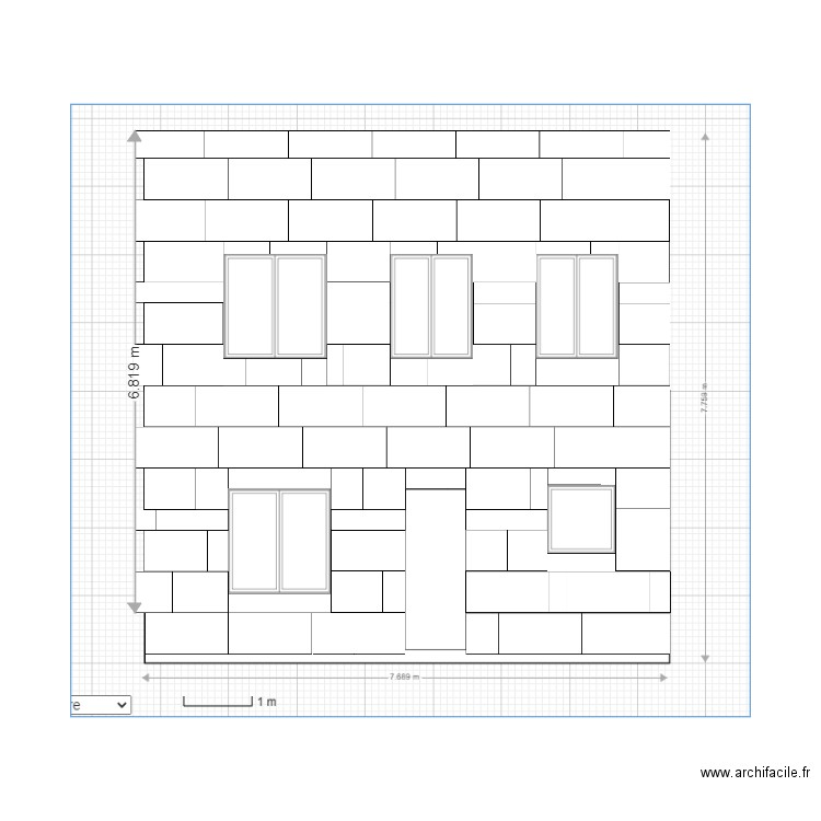 FACADE CALEPINAGE GOUGHBAR. Plan de 0 pièce et 0 m2