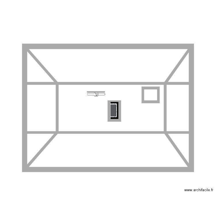 combles. Plan de 11 pièces et 30 m2