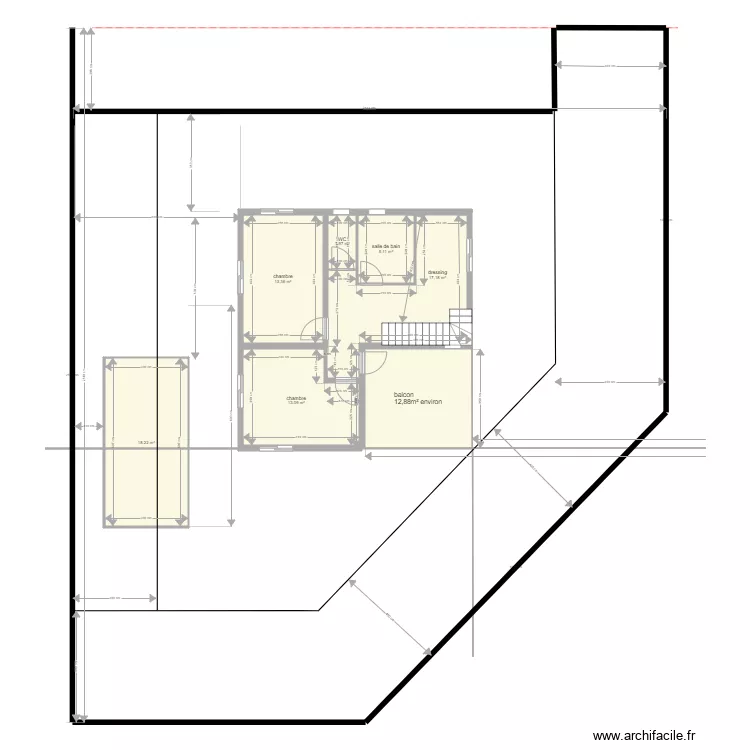 bengali maison 2 &eacute;tage. Plan de 